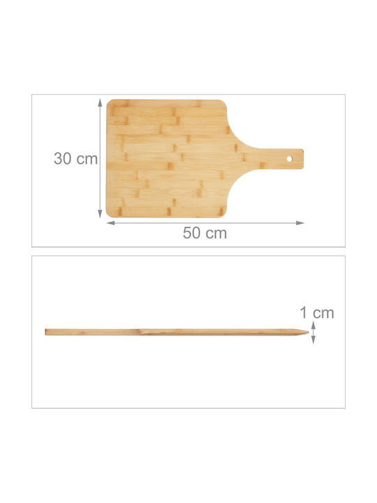 Relaxdays Plăci De Servire Pentru Pizza Din Lemn 30 Cm