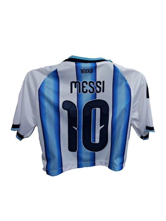 Γυναικεία Εμφάνιση Ποδοσφαίρου Messi Argentina Γαλάζιο-λευκό 1010-01