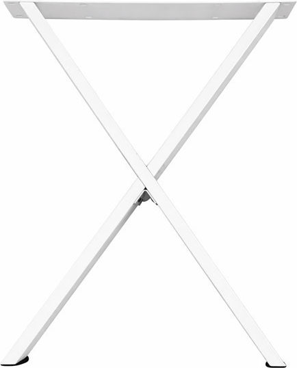 Finetto Metal Furniture Leg with Regulator Suitable for Table / Coffee Table Black