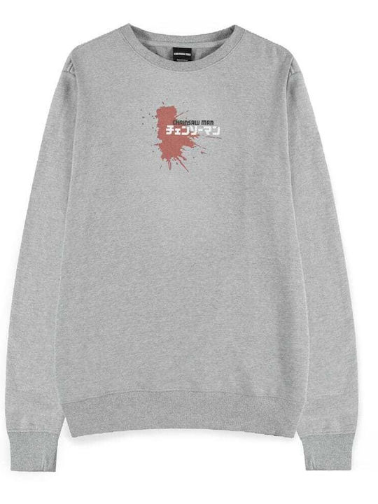 Chainsaw Man Hochwertiges Offiziell Lizenziertes Sweatshirt Power Grau Melange L Chainsaw Man Hochwertiges Offiziell Lizenziertes Sweatshirt Power Grau Melange L