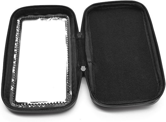 Alista Home Suport Carcasă Telefon Mobil Bicicletă Motocicletă Rezistent la Apă și Șocuri Ecran Tactil Rotativ 360 Negru Mărimea L ≤ 5.5 Inch