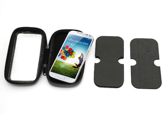 Alista Home Suport Carcasă Telefon Mobil Bicicletă Motocicletă Rezistent la Apă și Șocuri Ecran Tactil Rotativ 360 Negru 4.8 5.4 Inch