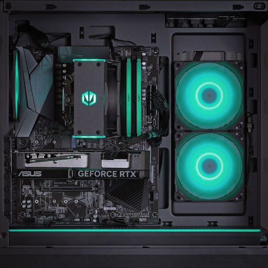 Actina Гейминг Настолен Компютър Ryzen 5-8400F 16GB DDR5 1TB SSD GeForce RTX 5060 Без Операционна Система