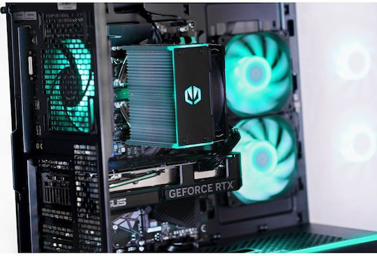 Actina Гейминг Настолен Компютър Ryzen 5-8400F 16GB DDR5 1TB SSD GeForce RTX 5060 Без Операционна Система