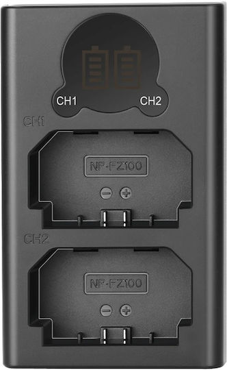 Neewer Double Battery Charger Compatible with Sony