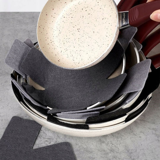 Excellent Houseware Membrană Antiaderentă de Copt din Silicon 6 Bucăți