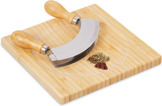 Relaxdays Set Tocătoare De Bucătărie Din Bambus Gri 12.5x13.5cm Relaxdays Set Tocătoare De Bucătărie Din Bambus Gri 12.5x13.5cm