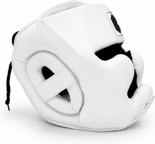 Chosen Adult Full Face Boxing Helmet White Synthetic Leather