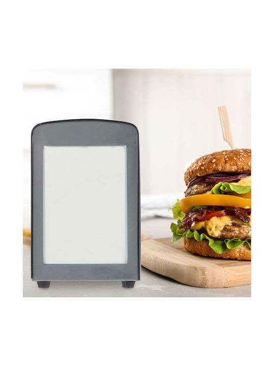 Relaxdays Serviettenhalter Silber