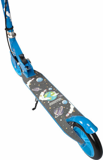 Action One Kids 2-wheel Foldable Scooter Planets Blue