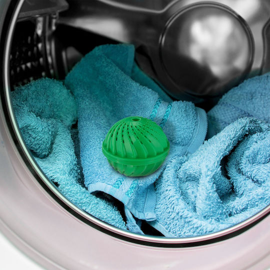 Set 4 Relaxdays Washing Balls Green 9x10.5cm Reusable Detergent-free