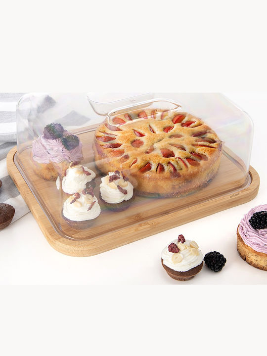 Orion Cheese Serving Platter with Handle Wooden 28x22x11cm