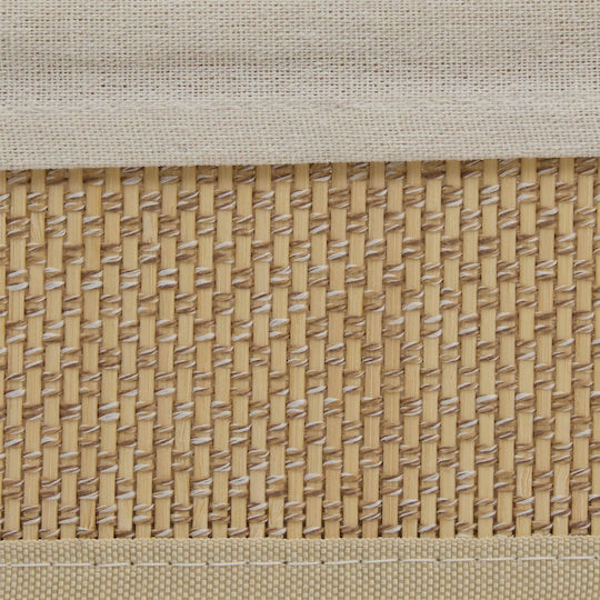 5Five Καλάθι Αποθήκευσης Bamboo Μπεζ 3τμχ
