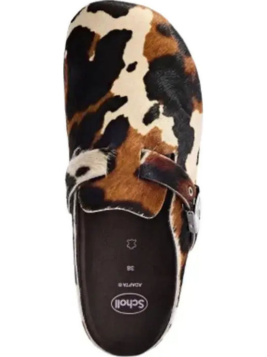 Grace Leather Winter Women's Slippers Multicoloured