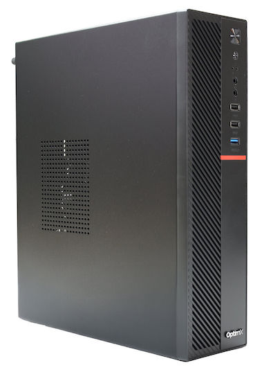 OptimX T5 SFF + Kit Tastatură și Mouse Wireless Recondiționat Grad A (Core i5-9500T/8GB/256GB SSD/W11 Pro)