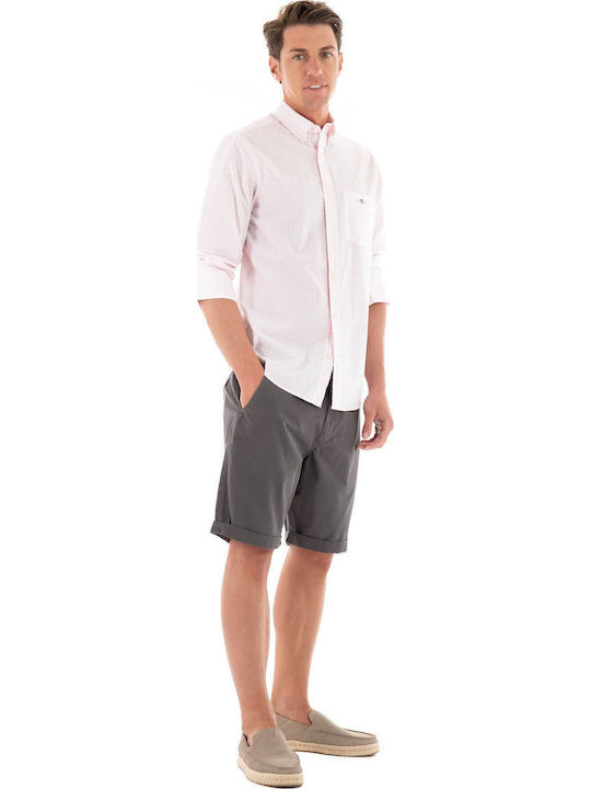 Long-sleeved Shirt Checked LightPink