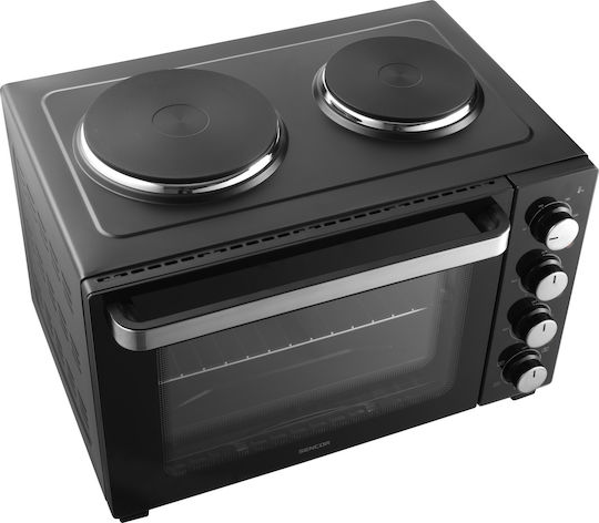 Sencor Cuptor Electric 35l cu 2 Plite Negru