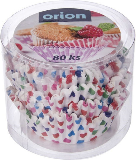 Orion Καραμελόχαρτα για Cupcakes Χάρτινα 80τμχ