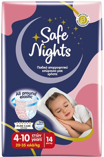 Babylino Diaper Pants Safe Nights for 17-30kg 14 Pieces