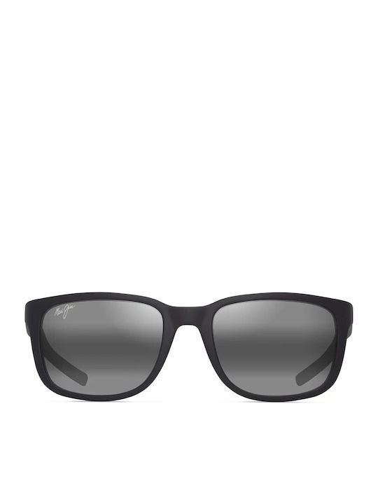 Maui Jim Men's Sunglasses with Black Plastic Frame and Black Lens akala599-02