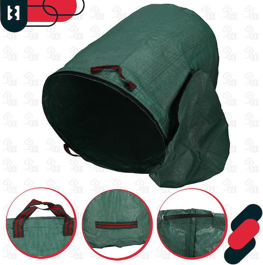 Kotarbau Garden Basket Leaves Grass Round Foldable Lockable 272 L Set 2 Pcs