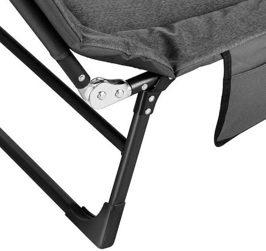 Nils Foldable Guest Bed Campaign Single Gray 200x60cm