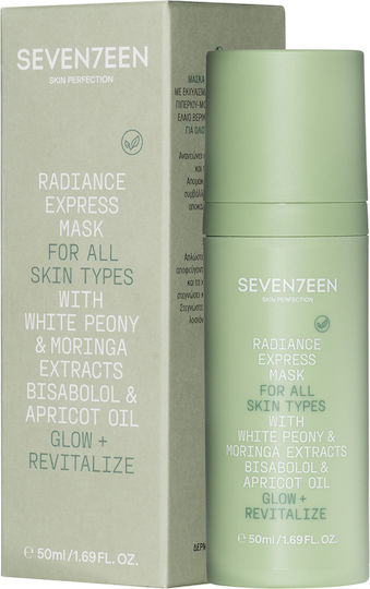 Seventeen Radiance Express Alle Hauttypen Gesichtsmaske 50ml