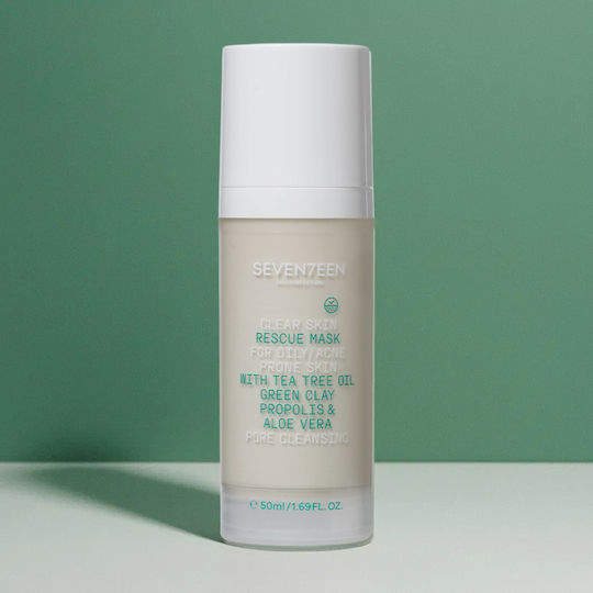 Seventeen Clear Skin Rescue Μάσκα Προσώπου 50ml