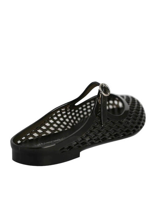 Leather Mules with Heel in Black Colour