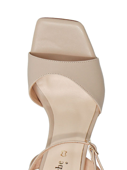 Leather Pink Sandals