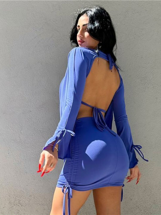 Set With Blue Skirt