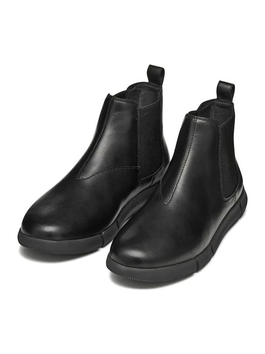 Leather Black Men's Boots