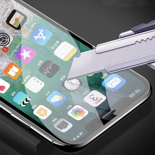 Folie Protectie Telefon Tempered Glass Apple iPhone 15 Flippy HD Vizibilitate Completa 9D Protectie Transparenta