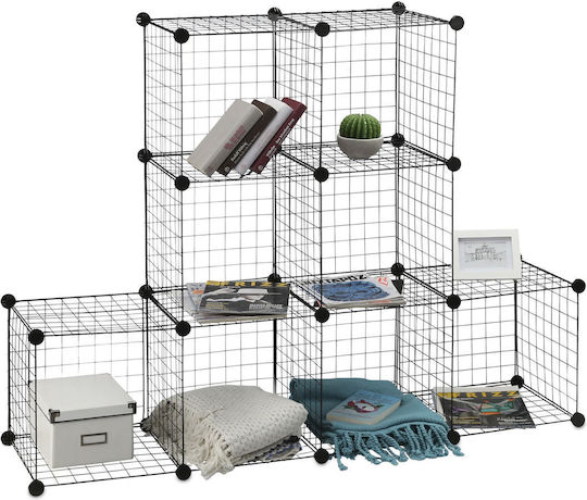 Bücherregal Schwarz 96x32x96cm
