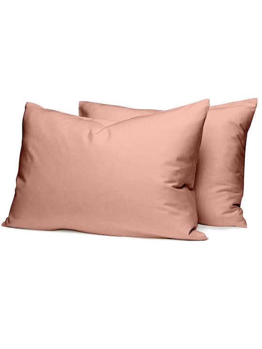 Sunshine Παπλωματοθήκη Βαμβακερή Μονή 170x250 Cotton Feelings 116 Light Pink