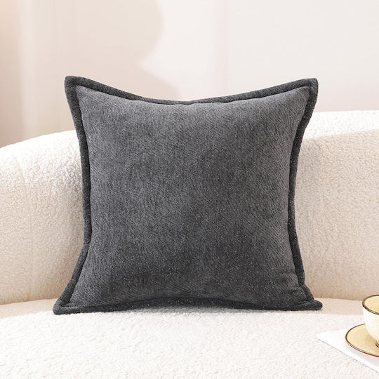 Μαξιλαροθήκη Gray 2τμχ 45x45εκ.