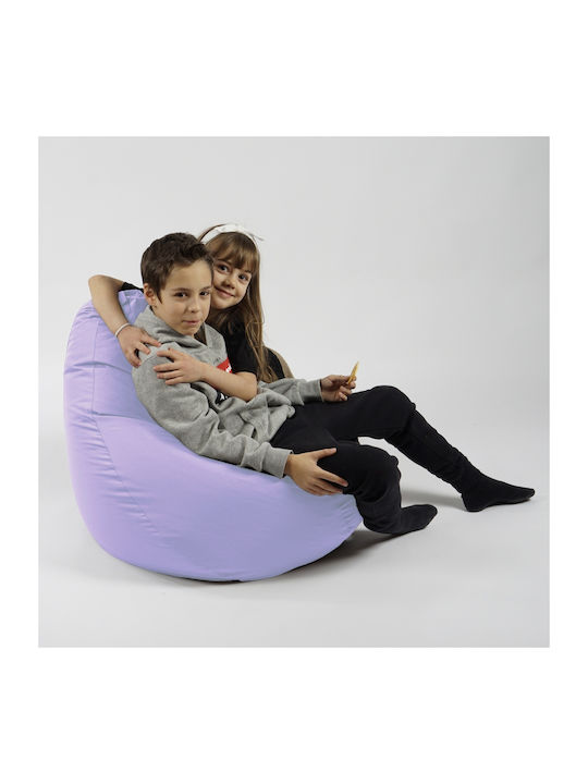 Pear Waterproof Lilac Bean Bag Chair 70x60x65cm