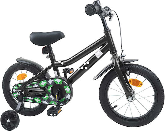 vidaXL 14" Παιδικό Ποδήλατo BMX Μαύρο