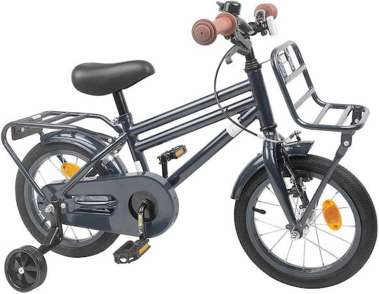 vidaXL 14" Детски Велосипед BMX Сив
