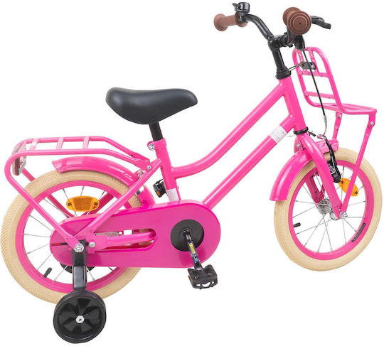 vidaXL 12 Zoll Kinderfahrrad BMX Rosa