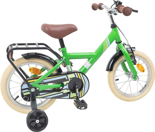 16" Детски Велосипед BMX Зелен