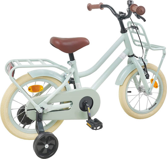 vidaXL 14" Kids' Bicycle BMX Green