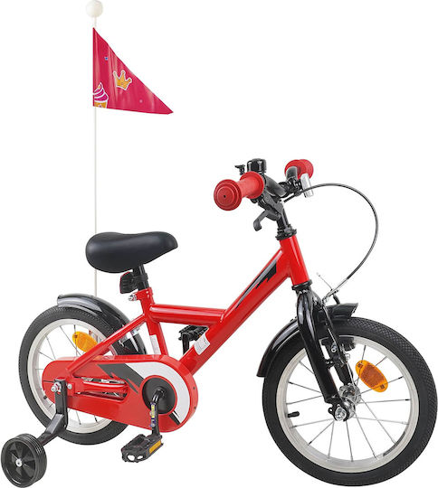 vidaXL 14" Παιδικό Ποδήλατo BMX Κόκκινο