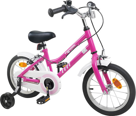 vidaXL 12 Zoll Kinderfahrrad BMX Rosa
