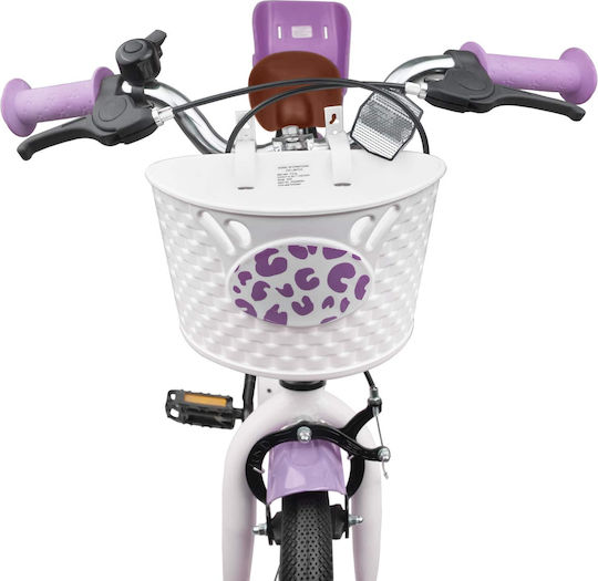 vidaXL 16 Inch Kids' Bicycle BMX Purple