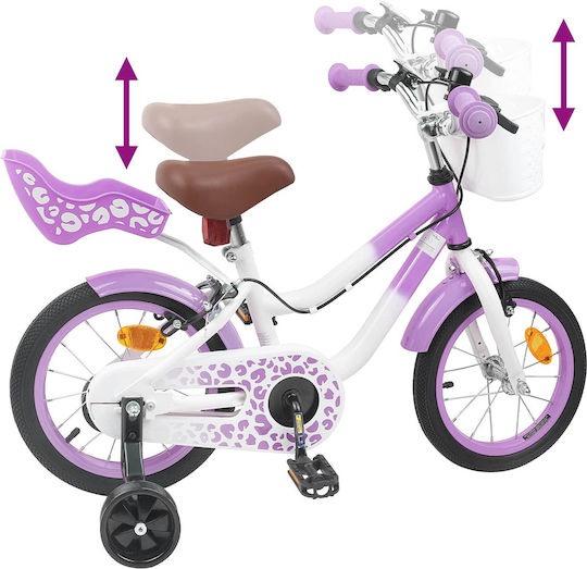 vidaXL 16 Inch Kids' Bicycle BMX Purple