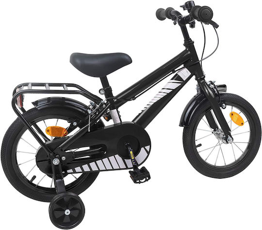vidaXL 12" Παιδικό Ποδήλατo BMX Μαύρο