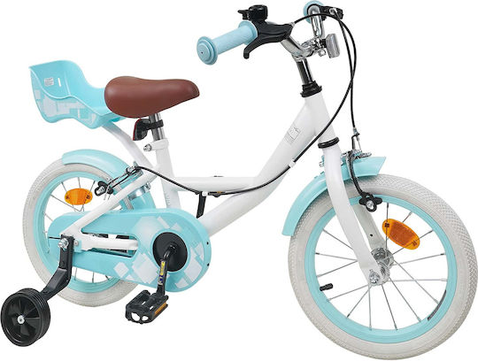 vidaXL 14" Παιδικό Ποδήλατo BMX Λευκό