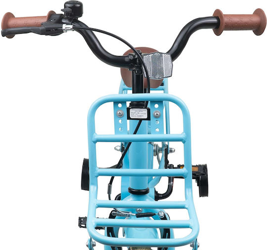 vidaXL Bicicletă Copii BMX 14" Albastru Deschis