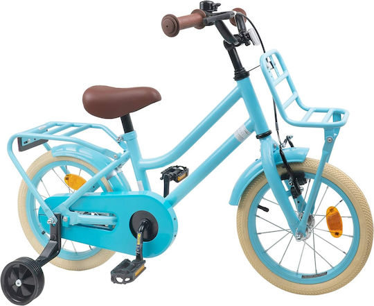vidaXL Bicicletă Copii BMX 14" Albastru Deschis